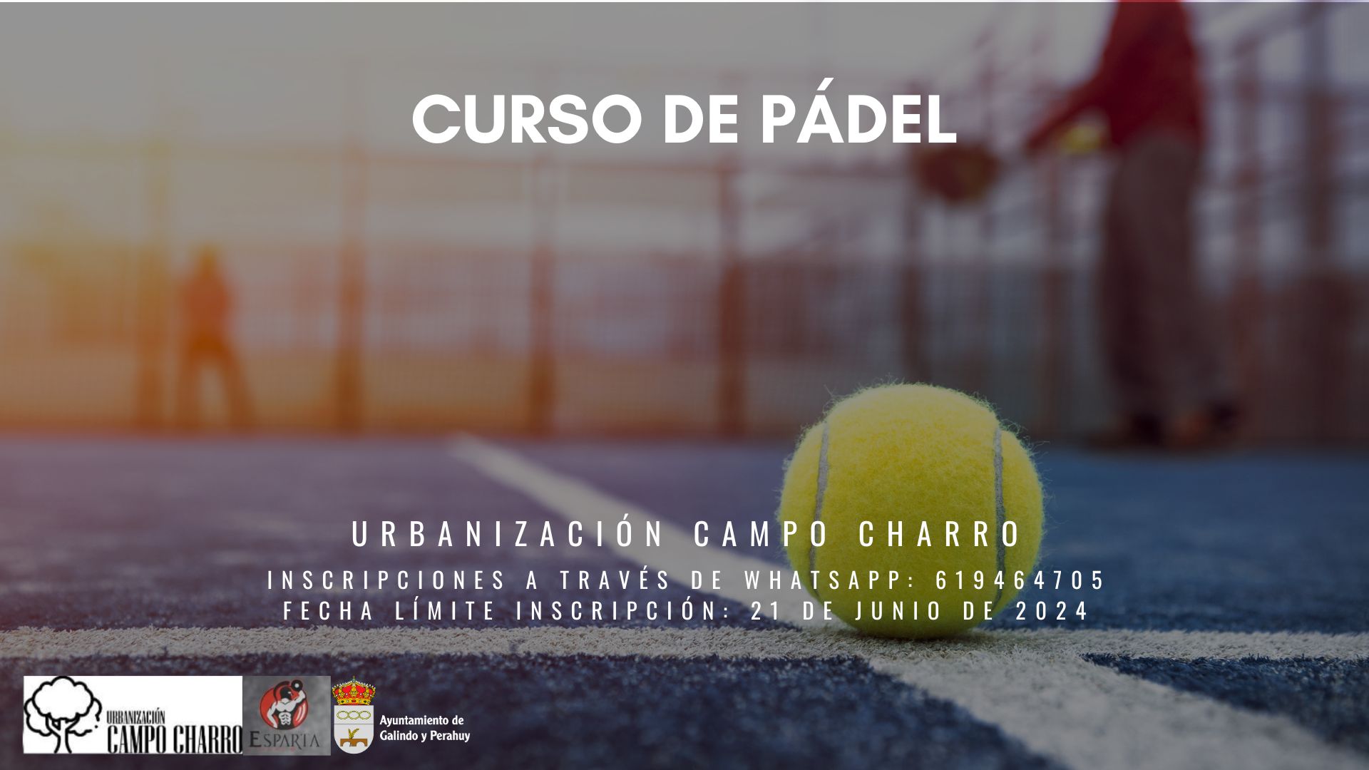 Curso de pádel Campo Charro