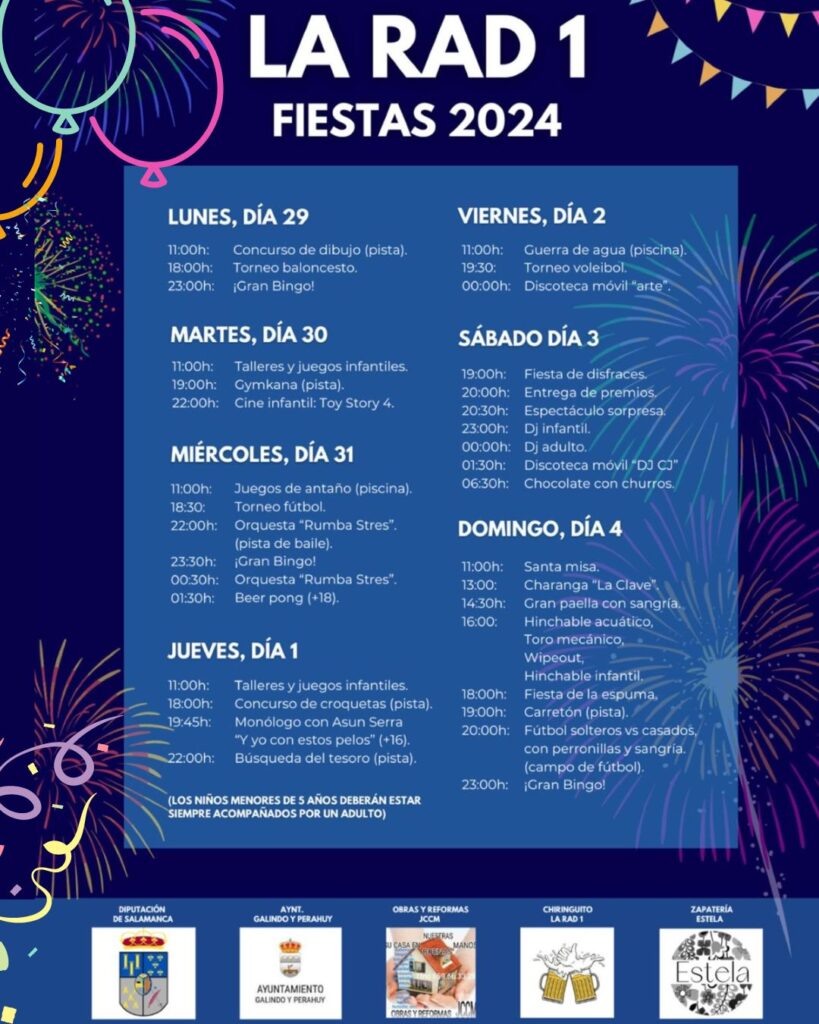 La Rad 1 celebra sus fiestas 2024