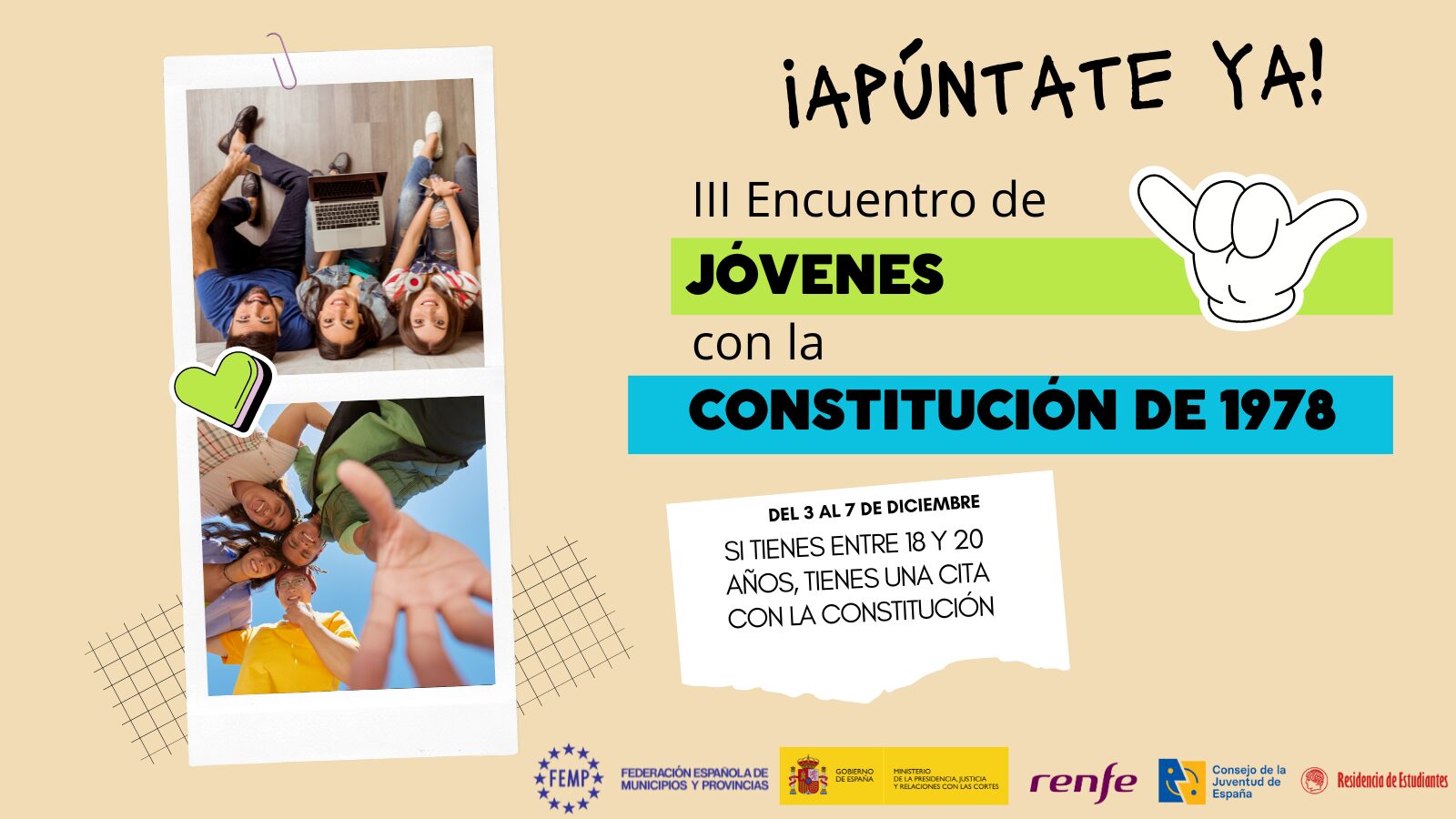 Jóvenes en la Constitución