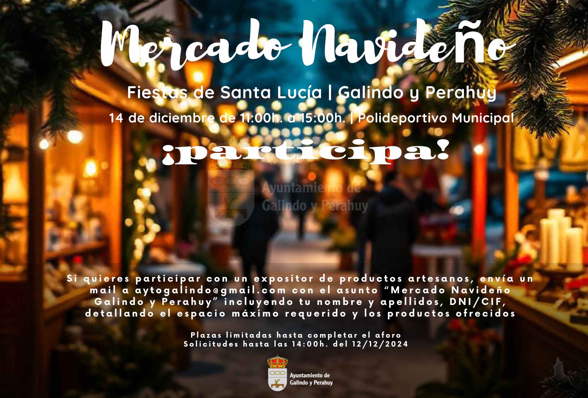 Mercado Navideño en Galindo y Perahuy