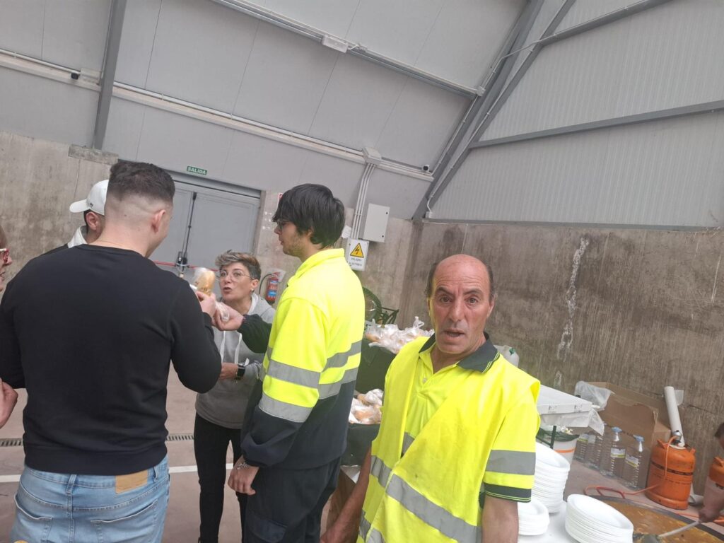 Éxito rotundo en la comida popular de las Fiestas de Santa Lucía