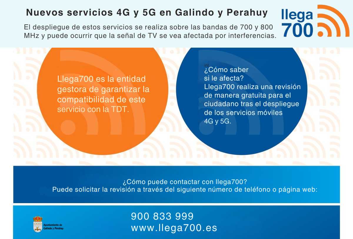 Si tienes problemas en la señal TDT, contacta con Llega700