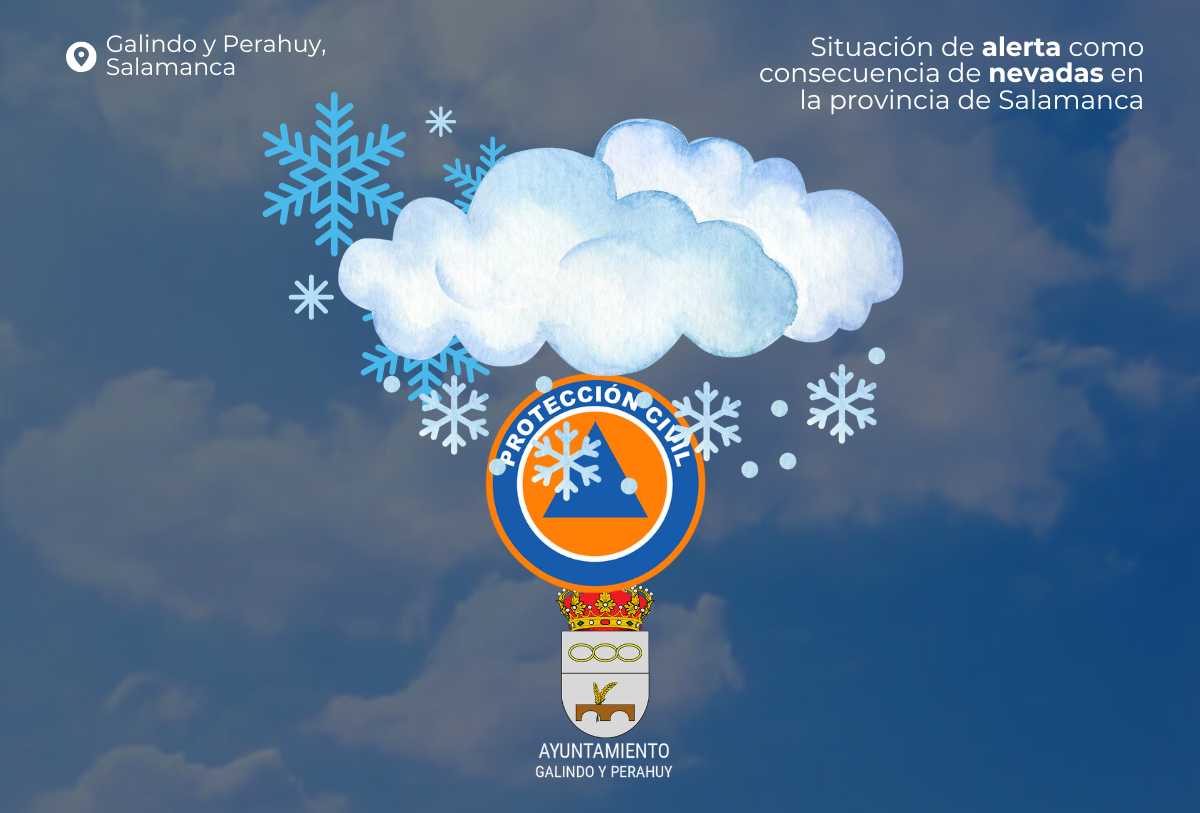 Aviso amarillo por nevadas en Galindo y Perahuy para el 16 de marzo de 2025 ❄️⚠️