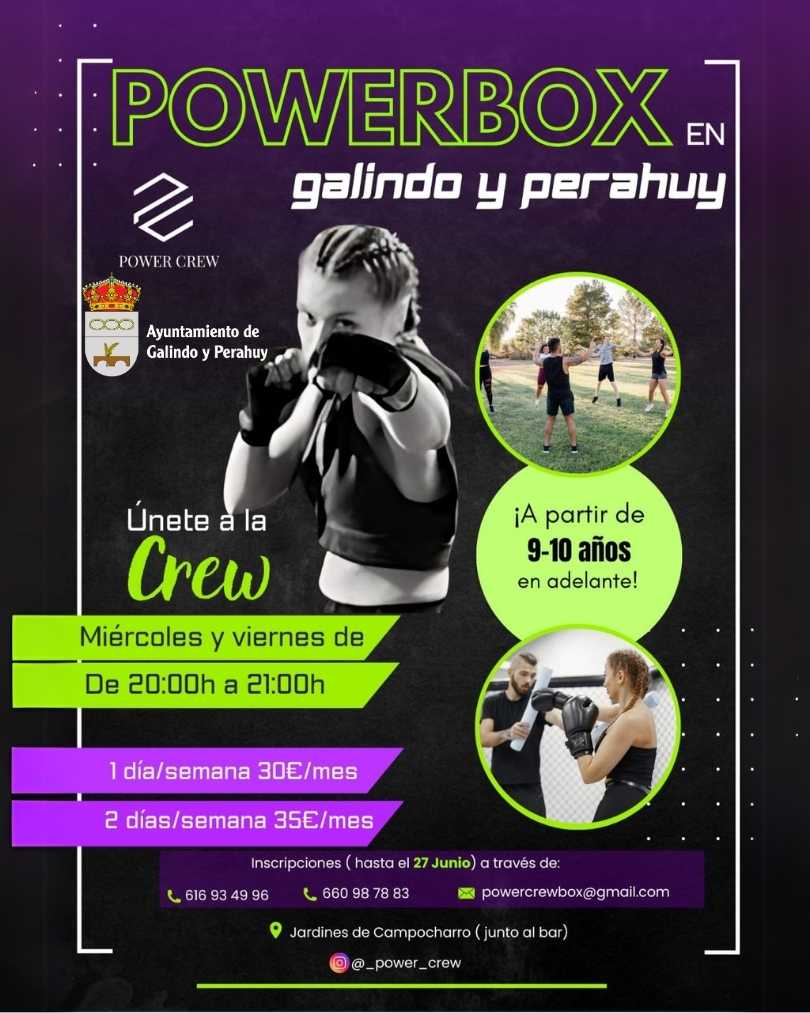 El PowerBox llega a Galindo y Perahuy: ejercicio al aire libre a partir de 9 años