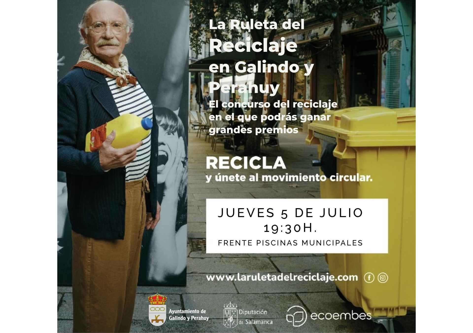 ¡Llega la Ruleta del Reciclaje a Galindo y Perahuy!