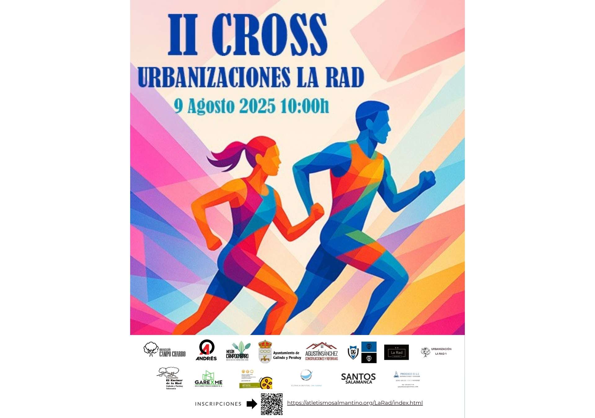 Abiertas las inscripciones para la 2.ª edición del Cross Urbanizaciones de Galindo y Perahuy