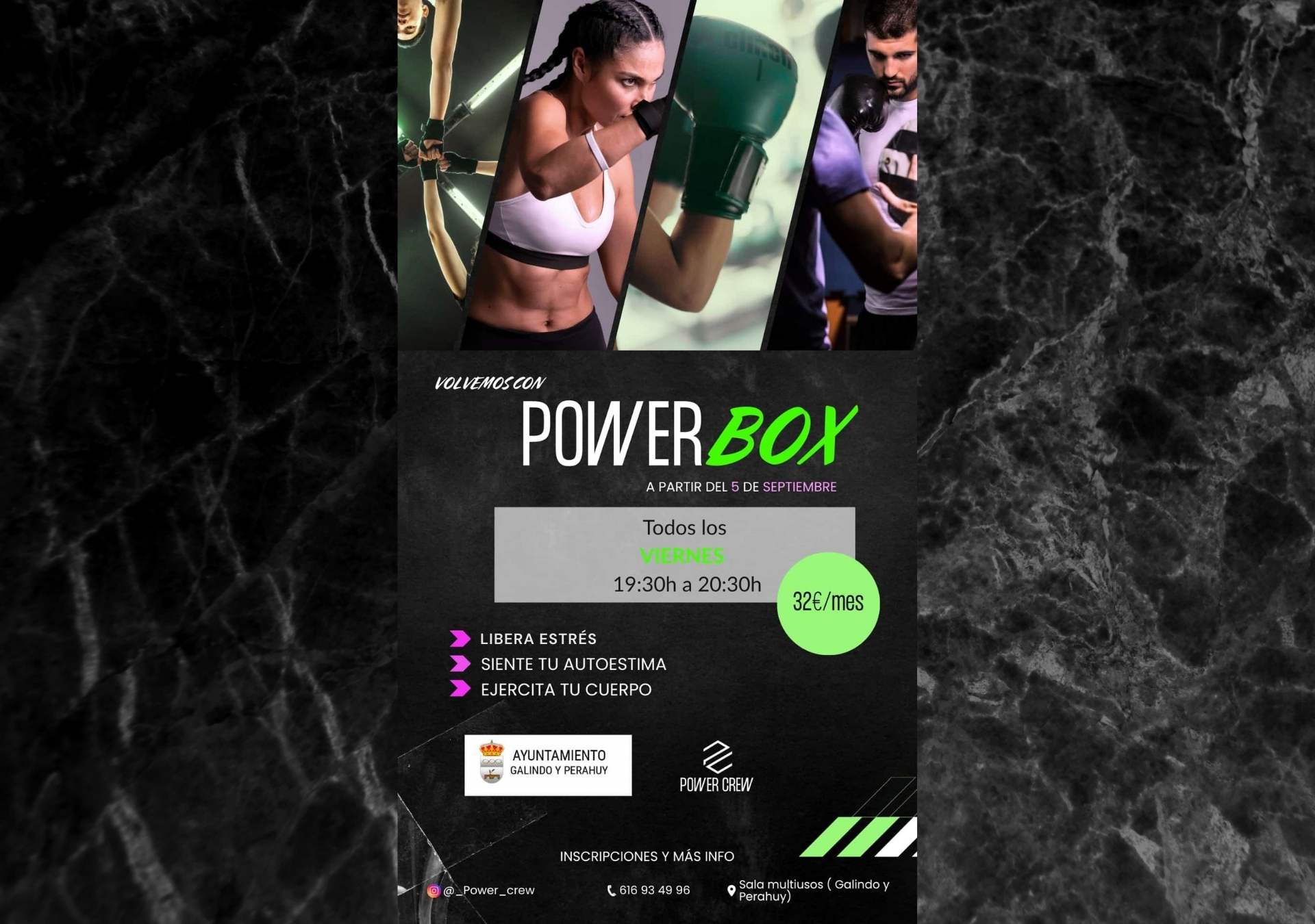Regresa la actividad deportiva Power Box a Galindo y Perahuy