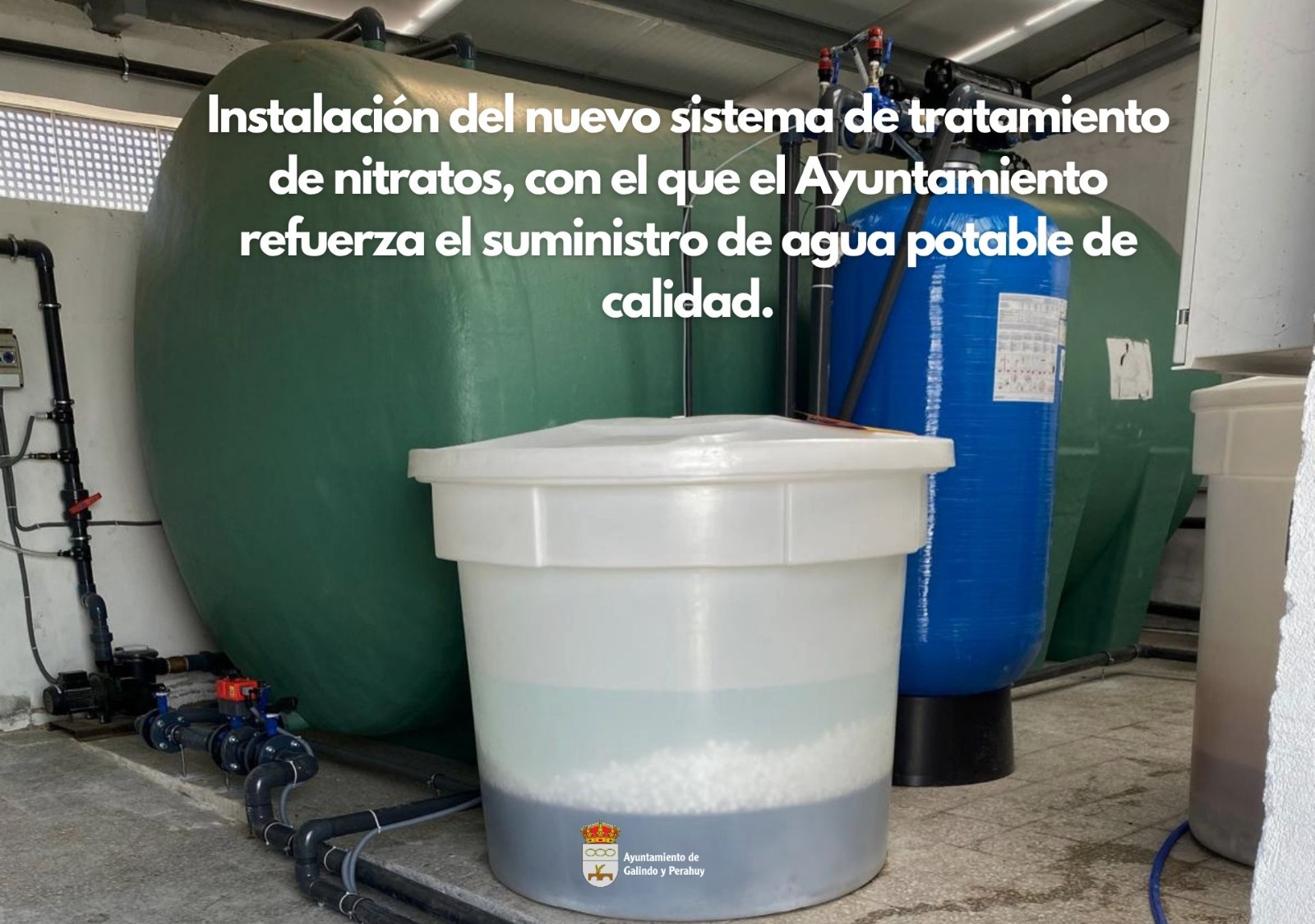 Puesta a punto la planta de tratamiento de nitratos