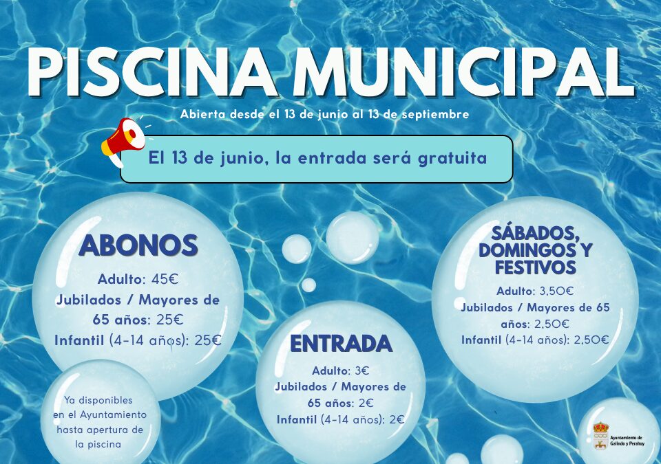 Apertura Piscina Municipal