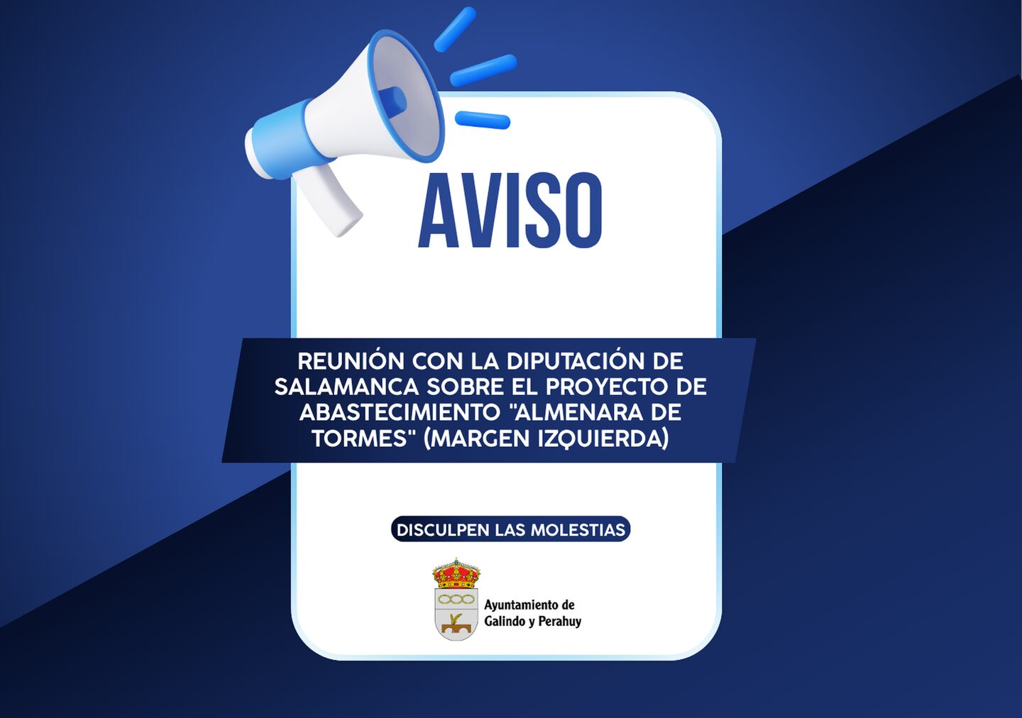 Reunión en Diputación sobre el Proyecto de Abastecimiento “Almenara del Tormes” (margen izquierda)