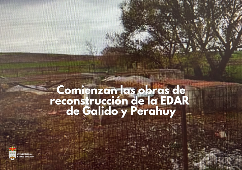 Obras de reconstrucción EDAR de Galindo y Perahuy