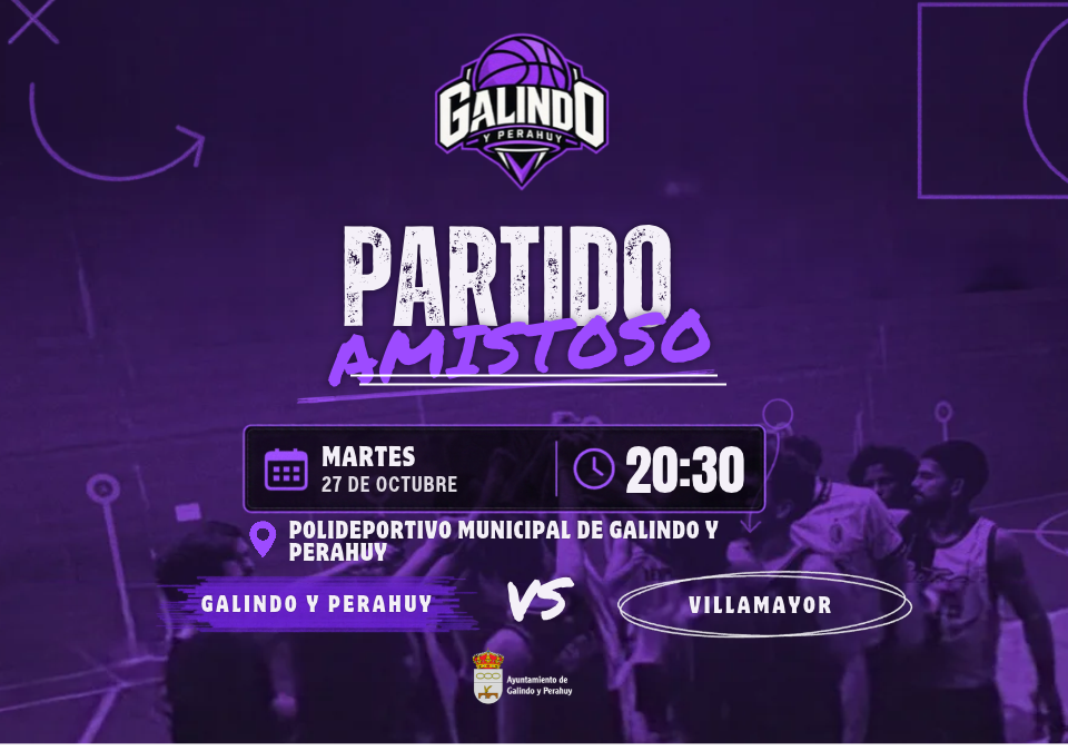 El equipo de baloncesto de Galindo y Perahuy se estrena con un partido amistoso frente a Villamayor