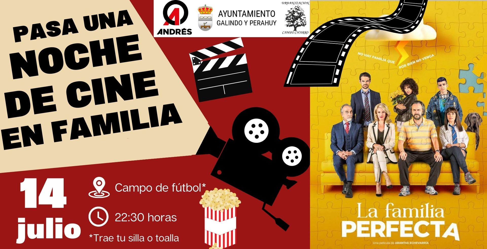 Galindo y Perahuy te invita a pasar una noche de cine en familia