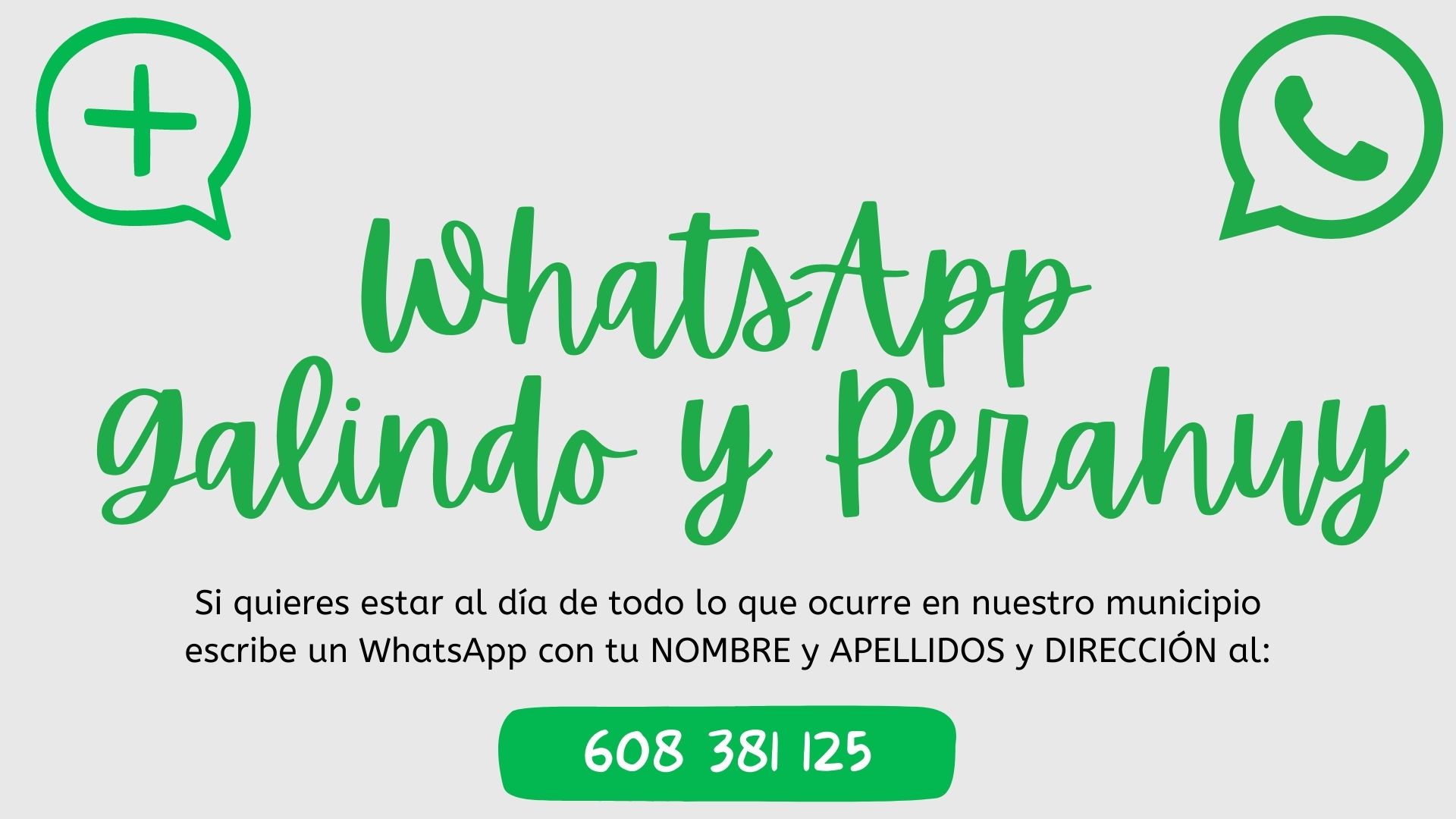 Tu Ayuntamiento, en Whatsapp